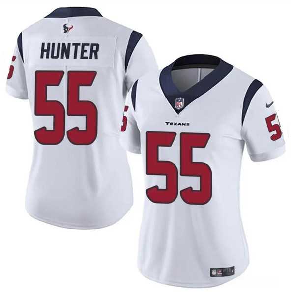 Women%27s Houston Texans #55 Danielle Hunter White Vapor Untouchable Limited Stitched Jersey Dzhi